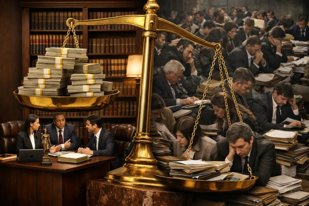 O mercado jurídico não está saturado. Está mal dividido.