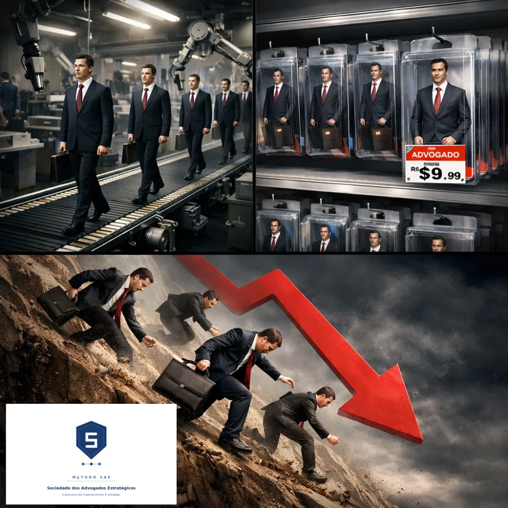 A corrida para o fundo — como a advocacia virou commodity e o que fazer antes que seja tarde